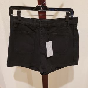 Stone & Row black jean shorts, size 29 - NEW
